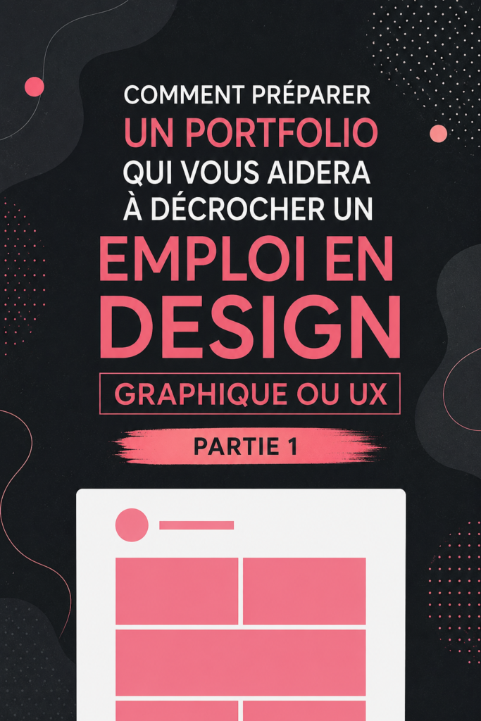 Exemple de portfolio de design graphique coloré et attrayant.