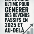 Femme souriante tenant des graphiques de revenus passifs, symbolisant l'indépendance financière.
