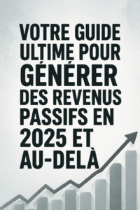Femme souriante tenant des graphiques de revenus passifs, symbolisant l'indépendance financière.