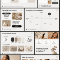 Visuel engageant d'une stratégie média sociale réalisée sur Canva.