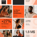 Femme souriante consultant ses investissements avec un ordinateur et des documents.