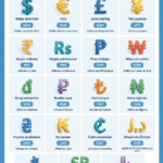 Illustration de symboles monétaires et leur utilisation dans les transactions financières.