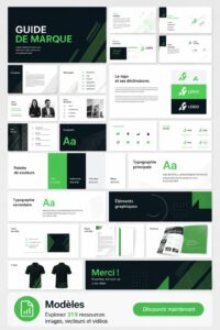Une sélection de templates gratuits pour présentations et projets visuels.
