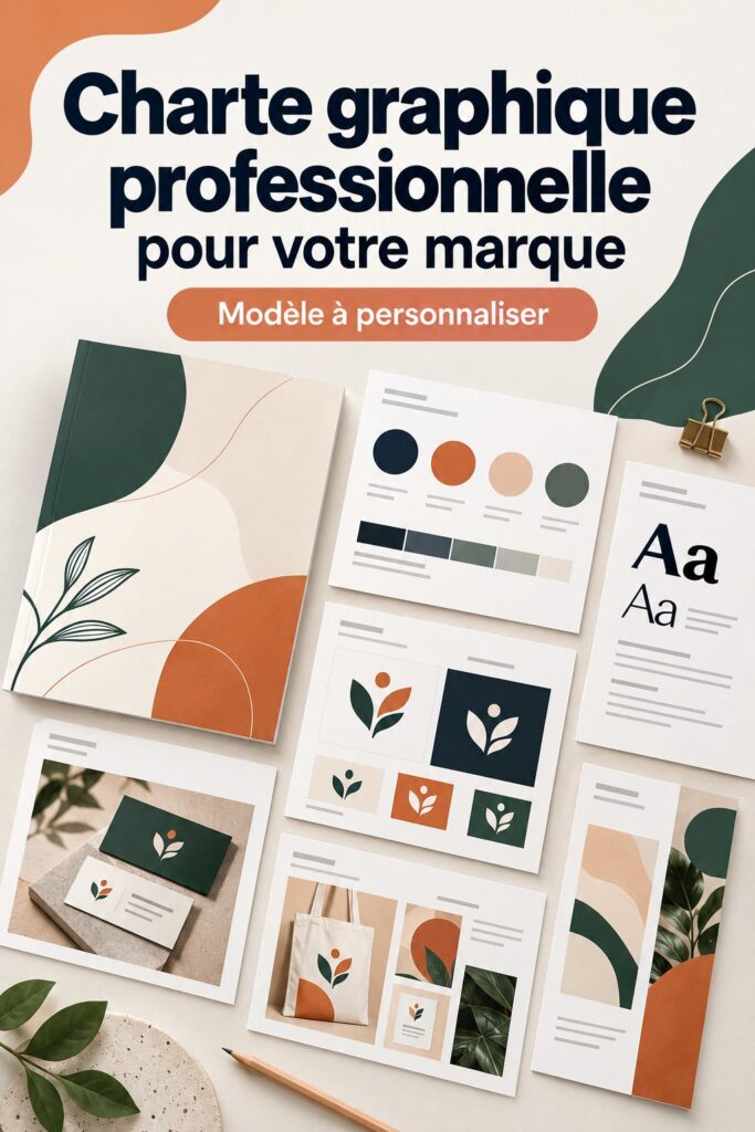 Femme réfléchissant à sa stratégie de marque avec un carnet et un ordinateur.