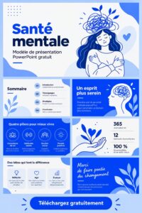 Femme méditant dans un cadre serein, illustrant l'investissement dans le bien-être mental.