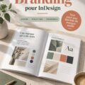 Kit de démarrage de marque réalisé avec InDesign, comprenant des éléments visuels attractifs