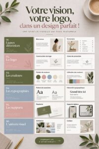 Un logo coloré représentant une identité de marque unique.