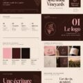 Un vignoble en pleine saison de vendanges, symbolisant une marque de vin authentique et engageante.