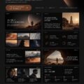 Modèle de présentation de film pour réalisateurs en herbe