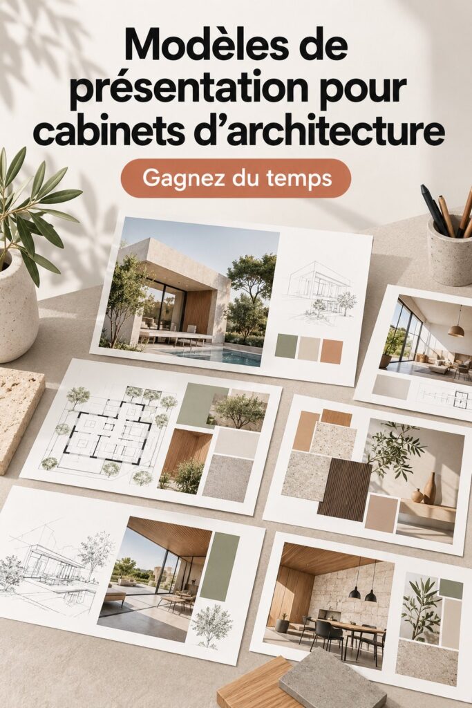 Modèles de design architecturaux créatifs sur un bureau d'architecte.