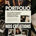 Montage de divers modèles audacieux Squarespace pour femmes entrepreneuses