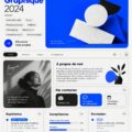 Portfolio de design graphique moderne et créatif