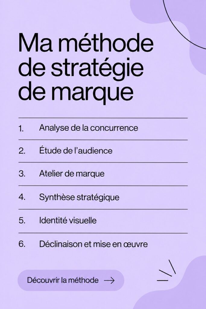 Stratégie de marque sur un tableau avec des notes et idées