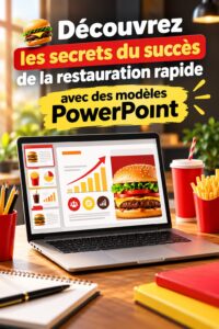 Modèle PowerPoint inspiré du succès de McDonald's, couleur vive et design engageant.