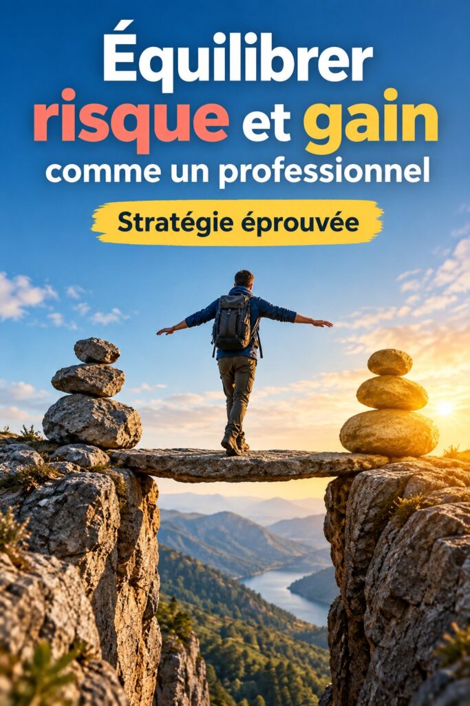 Femme réfléchissant à ses investissements avec un équilibre entre risque et récompense