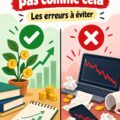 Femme analysant des graphiques d'investissement avec un ordinateur portable.