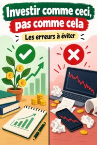 Femme analysant des graphiques d'investissement avec un ordinateur portable.
