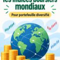 Femme consultant des graphiques sur les indices boursiers mondiaux pour prendre des décisions d'investissement.