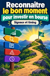 Femme regardant un graphique pour décider du bon moment pour investir en bourse.