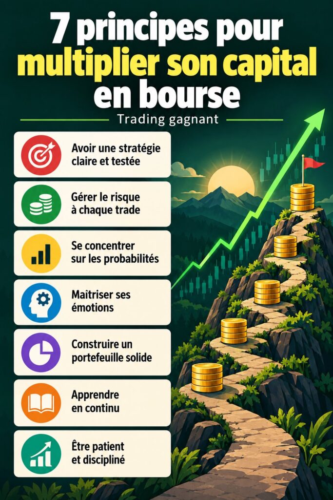 Femme regardant des graphiques de bourse pour mieux investir son capital