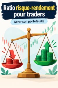 Femme analysant des graphiques d'investissement et de risque.