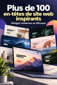 Section héro de site web captivante avec un visuel attractif et du texte accrocheur.