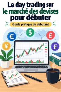 Femme examinant des graphiques de trading sur Forex avec une tablette.